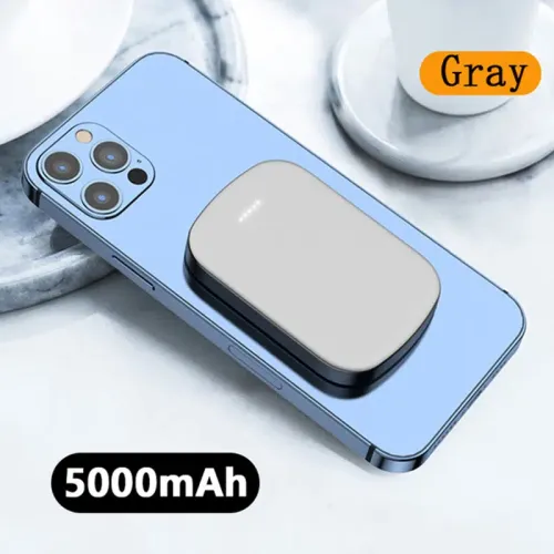 5000mAh Magnetic Wireless Phone Charger Portable Power Bank For IPhone 13 12 11 Xiaomi