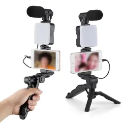 Stabilizers LED Fill Light Desktop Stand Can Be Handheld Self-timer180° Rotational Lightweight Portable Tripod With Phone Holder And Remote Shutter